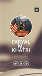 Mobile Screenshot of faryalkhatri.com